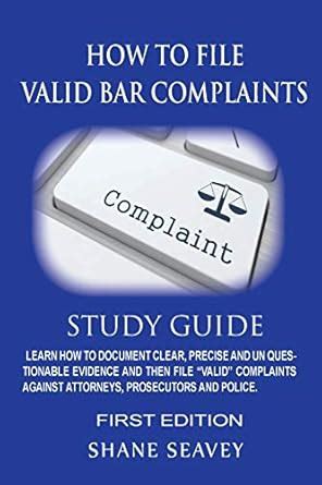 How to File Valid Bar Complaints