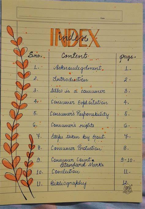 How to Make an Index