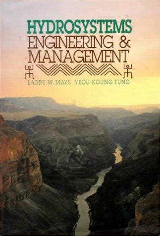 Hydrosystems Engineering and Management
