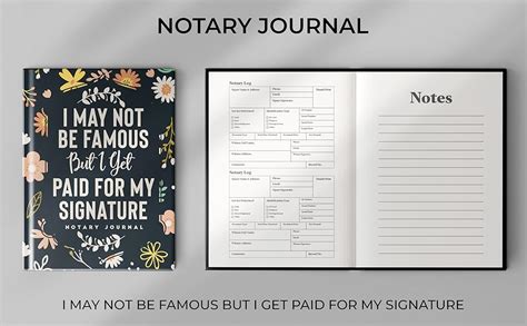 I May Not be Famous...: Notary Journal