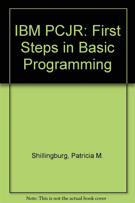 IBM PCJR: First Steps in Basic Programming
