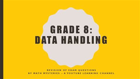 INFORMATION AND DATA HANDLING