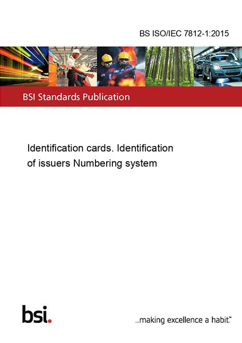 Identification Cards - Identification of Issuers