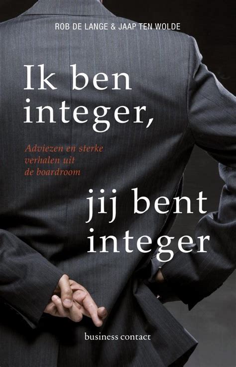Ik ben integer, jij bent integer