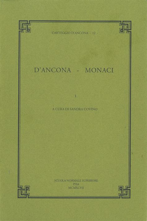 In Memoriam. Alessandro D' Ancona.