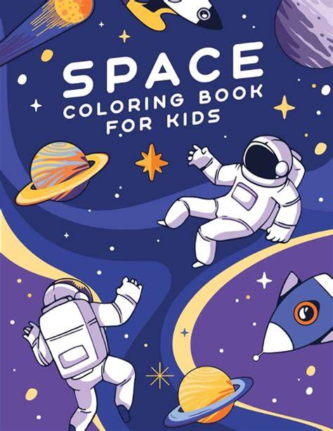 In The Garden and Space Coloring Book