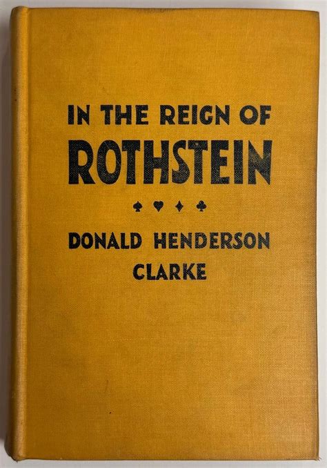 In the Reign of Rothstein