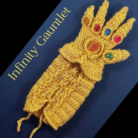 Infinity Gauntlet: Crochet Pattern
