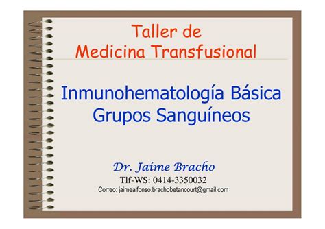 Inmunohematología