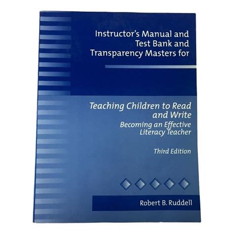 Instructors Manual with Transparency Masters