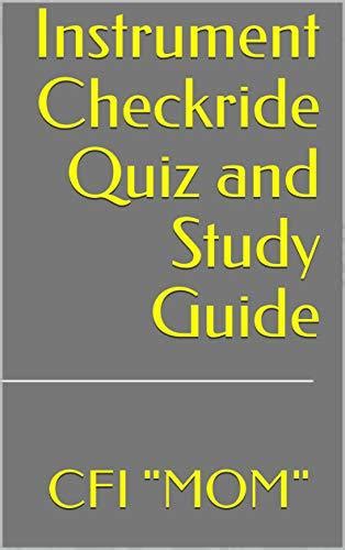 Instrument Checkride Quiz and Study Guide