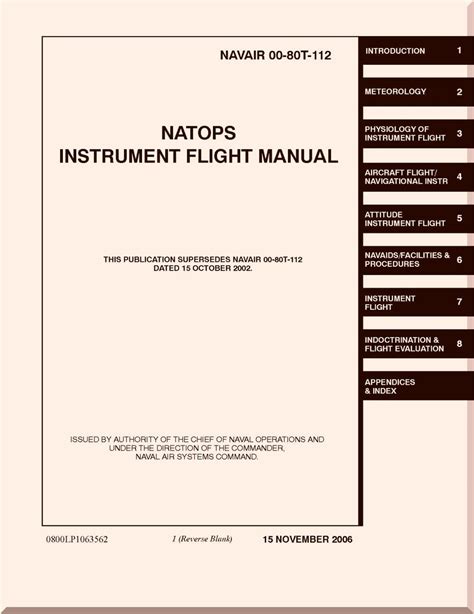 Instrument Flying Sense NAVAIR 00-80Q-43