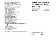 Integrable Many-Particle Systems