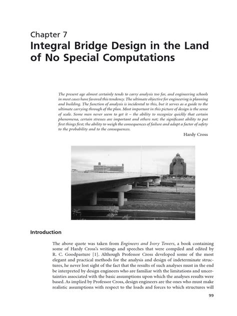 Integral and Semi-Integral Bridges