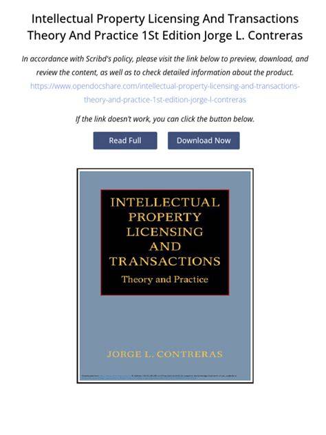 Intellectual Property Licensing Agreements