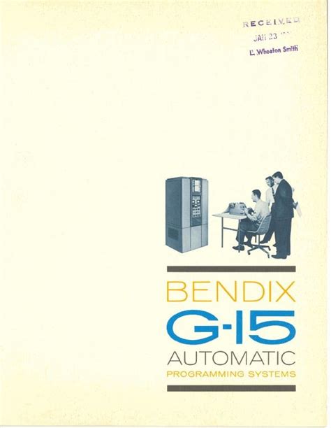 Intercom programming for the Bendix G-15 computer