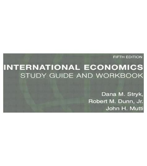 International Economics--Study Guide
