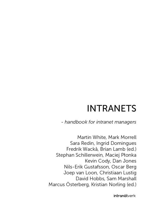 Internet & Intranet Engineering