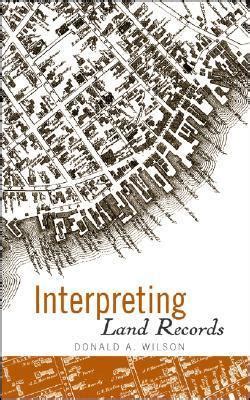 Interpreting Land Records