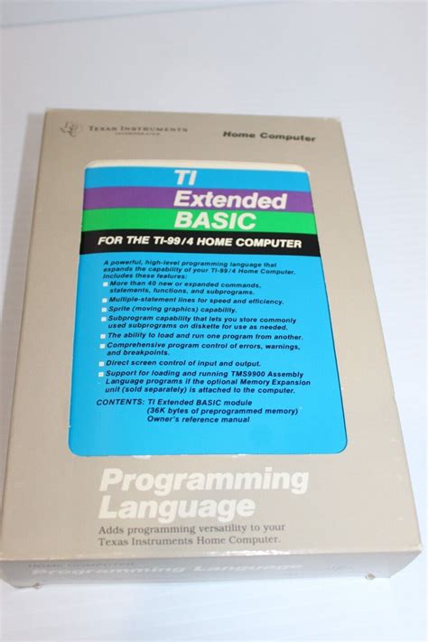 Introduction to Basic With the TI 99/4A