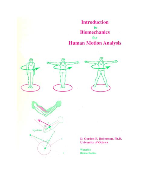 Introduction to Biomechanics for Human Motion Analysis