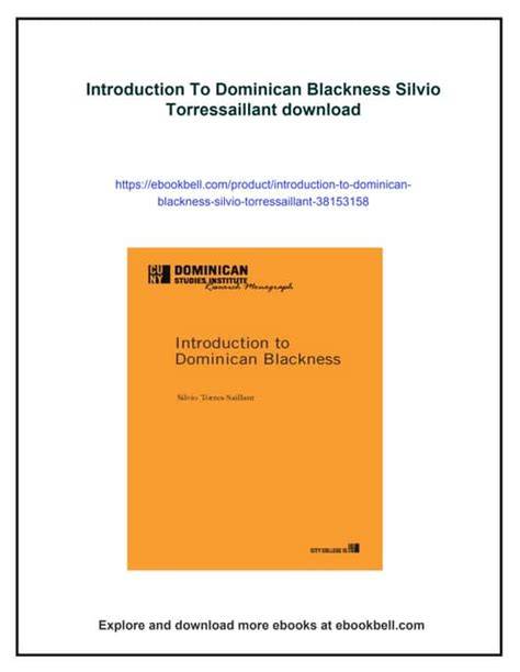 Introduction to Dominican Blackness