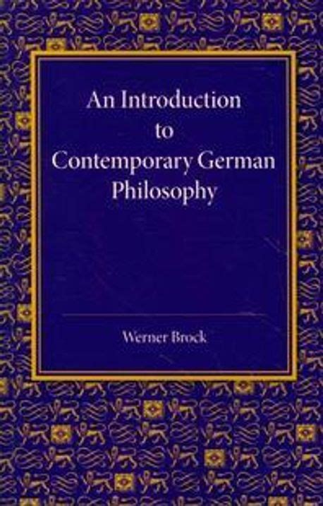 Introduction to contemporary German philosophy