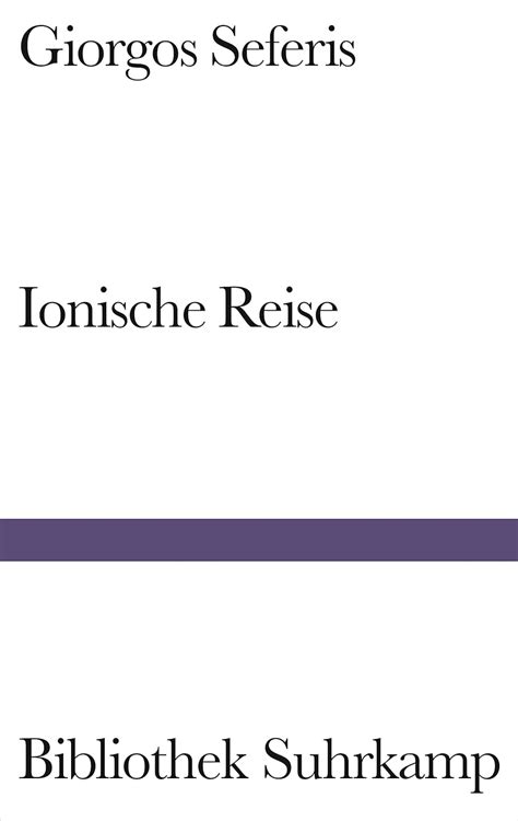 Ionische Reise.