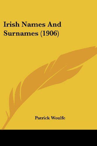 Irish Names and Surnames