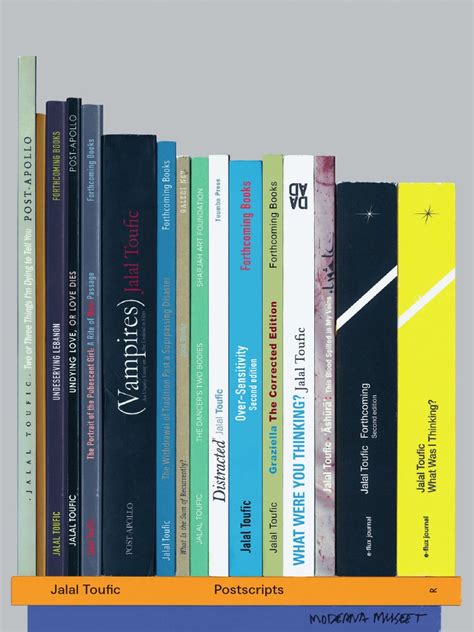 Jalal Toufic - Postscripts