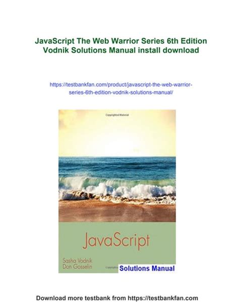 JavaScript: The Web Warrior Series