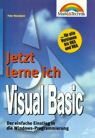 Jetzt lerne ich Visual Basic.