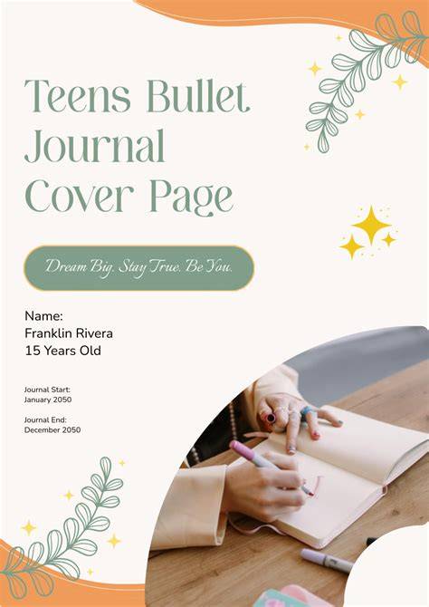 Journal: Journal for teens