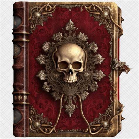Journal: Spooky Skull Cover Design