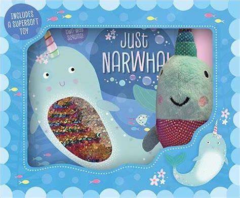 Just Narwhal Book & Plush Boxset