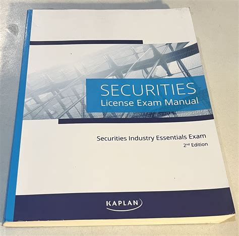 Kaplan Securities Industry Essentials License Exam Manual