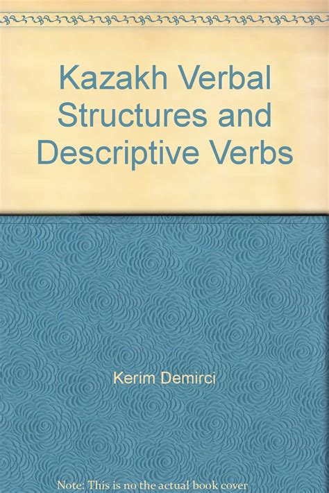 Kazah Verb Structures
