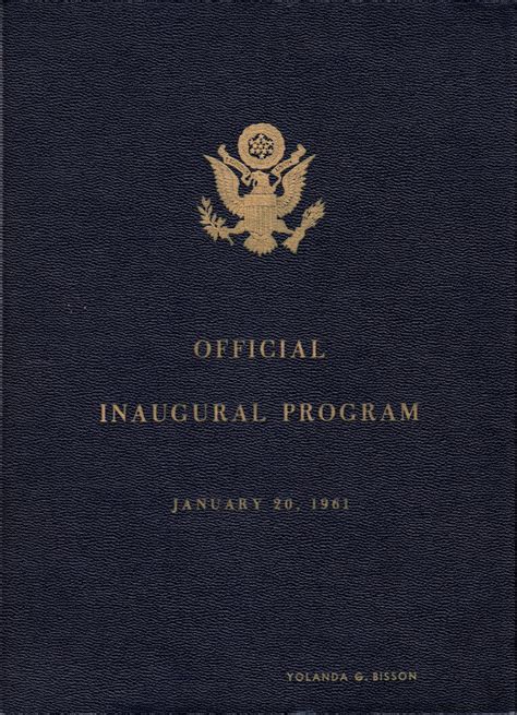 Kennedy-Johnson Official Inaugural Program