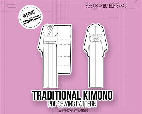 Kimono pattern 4 (Japanese Edition)