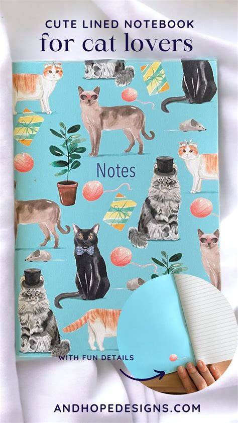 Kit-Tea: Lined Journal Notebook For Cats Lovers
