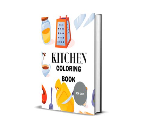 Kitchen Coloring Book