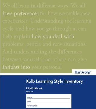 Kolb Learning Style Inventory, Version 3.1 (Single Copy)