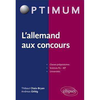 L'allemand aux concours