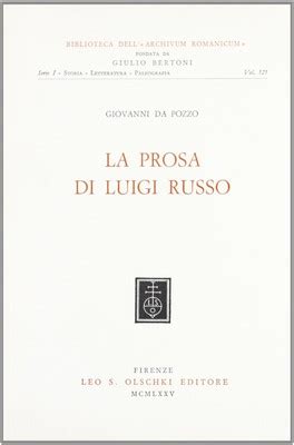 LA PROSA DI LUIGI RUSSO