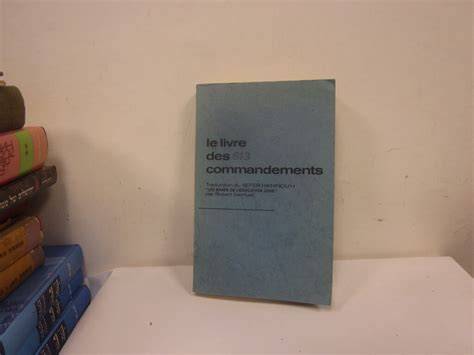 LE LIVRE DES COMMANDEMENTS DE POCHE