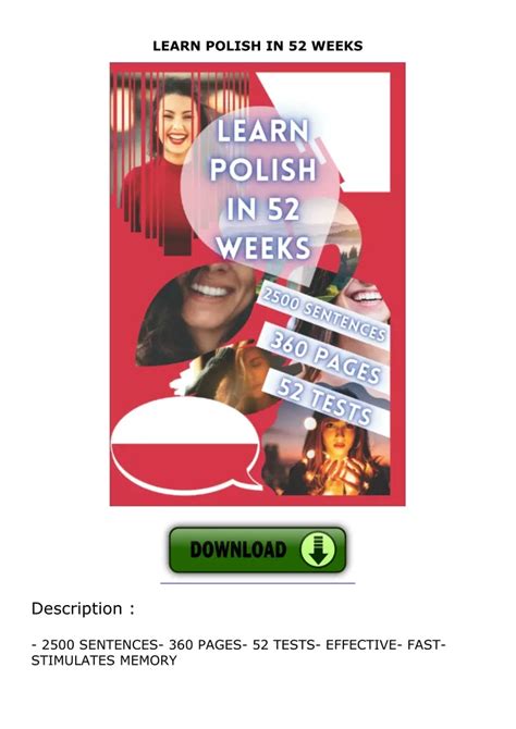 LEARN POLISH IN 52 WEEKS