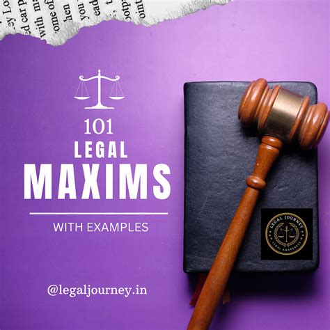 LEGAL MAXIMS FOR COMPETITIVE EXAMS