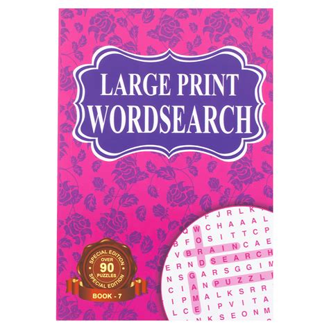 Large Print Wordsearch