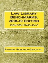 Law Library Benchmarks, 2018-19 Edition