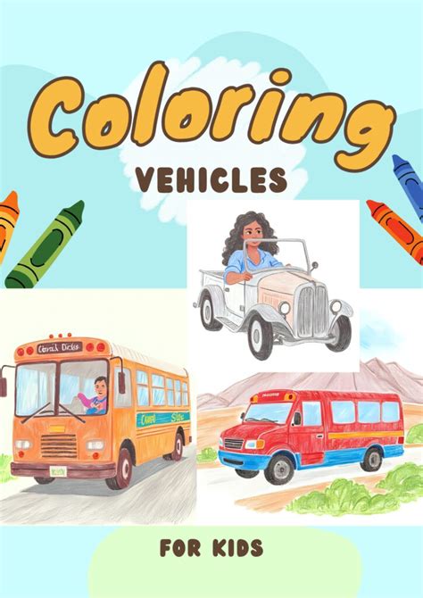 Learn and Color Vehicle Fun